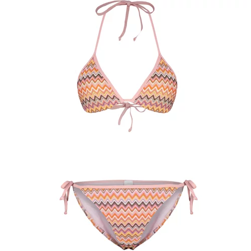 Trendyol Geometric Patterned Triangle Tie Knitwear Regular Bikini Set