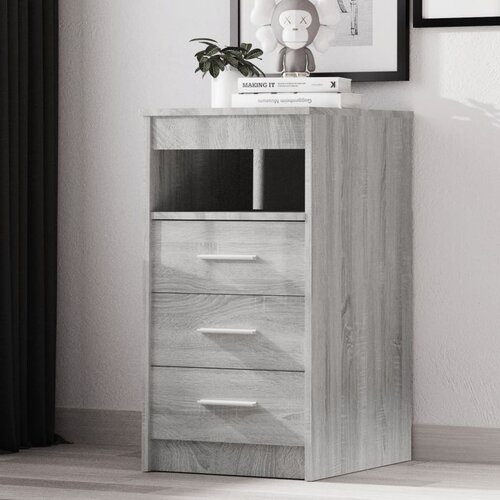vidaXL Ladičar boja sivog hrasta sonome 40x50x76 cm konstruirano drvo Cijene