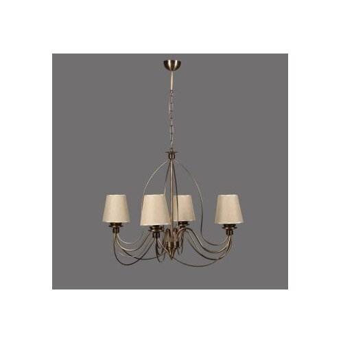 Opviq Berfin 4 Lü Eskitme Hasır Abajurlu Multicolor Chandelier Cene