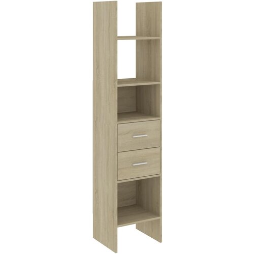 Maison Chic Knjižna omara - Knjižni regal sonoma hrast 40x35x180 cm iverna plošča, (21726126) Cene