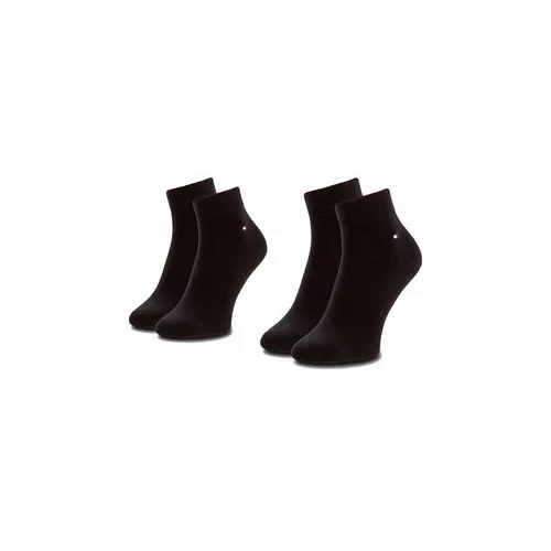 Tommy Hilfiger Set 2 parov moških nizkih nogavic 342025001 Črna