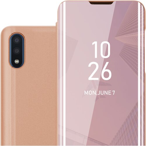 Cadorabo CARE, združljiv s Samsungom v Kunzit Pink - prozorno za za&scaron;čito z ogledalom z zrcalo z funkcijo stojala 360 stopinj za&scaron;čita, (20571553) Cene