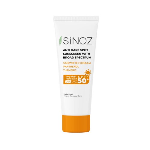 SiNOZ krema za obraz z za&amp;scaron;čitnim faktorjem SPF50+ - Anti Dark Spot Sunscreen SPF50+ Slike