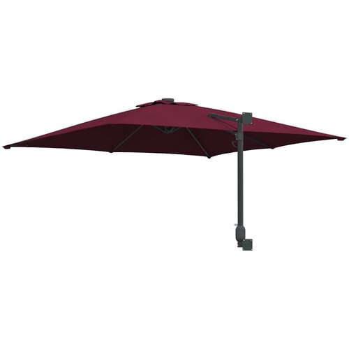  Vrtni suncobran Bordeaux Crvena 248,5 x 247,5 x 160 cm Slike