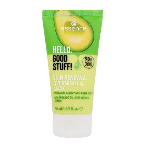 Essence Hello, Good Stuff! Skin Renewal Overnight Mask vlažilna in obnovitvena nočna maska za obraz 50 ml za ženske Cene