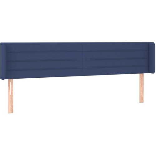  LED uzglavlje plavo 203x16x78/88 cm od tkanine Slike