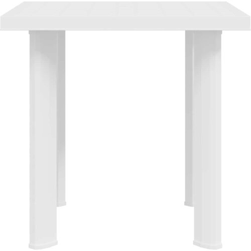  Vrtni stol bijeli 80 x 75 x 72 cm plastični Slike