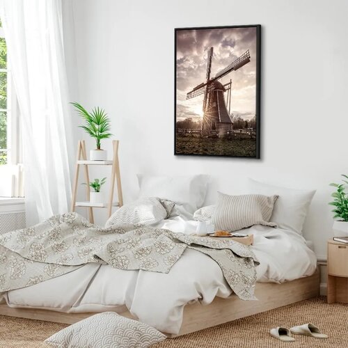  Slika - Wind of Memories (1 Part) Vertical 80x120 U crnom drvenom okviru Slike