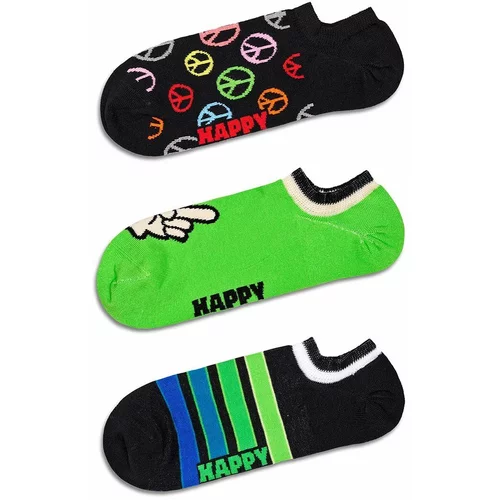 Happy Socks Nogavice Peace No Show Socks 3-pack