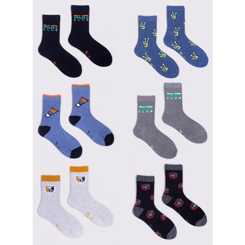 Yoclub Kids&amp;#039;s 6Pack Children&amp;#039;s Socks SKA-0006C-AA00-008 Slike