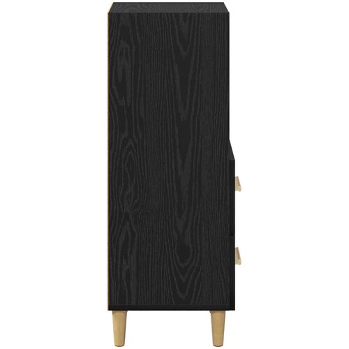  Kreveta Crni hrast 34 x 34.5 x 90 cm Konstruirano drvo Slike