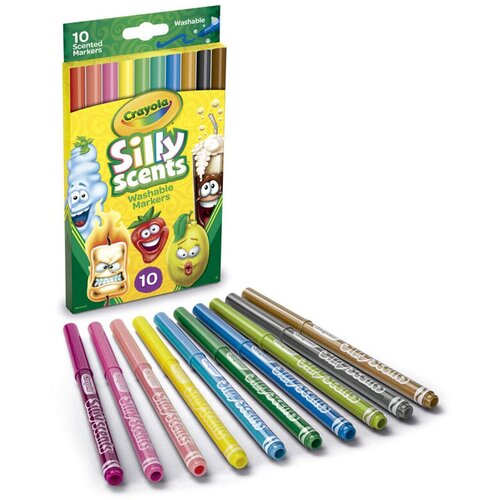 Crayola Crayola: 10 tankih pralnih flomastrov Cene