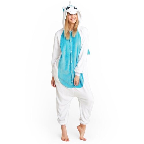  Pidžama Kigurumi Jednorog plavi S Slike