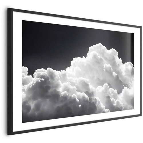  Plakat Discover the Infinite Play of Sunlight &ndash; Clouds and Shadows in the Sky 42x29.7 Crni okvir s margom Cijene