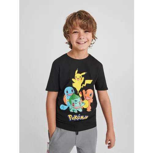 Reserved - Majica kratkih rukava s printom Pokémon - crno
