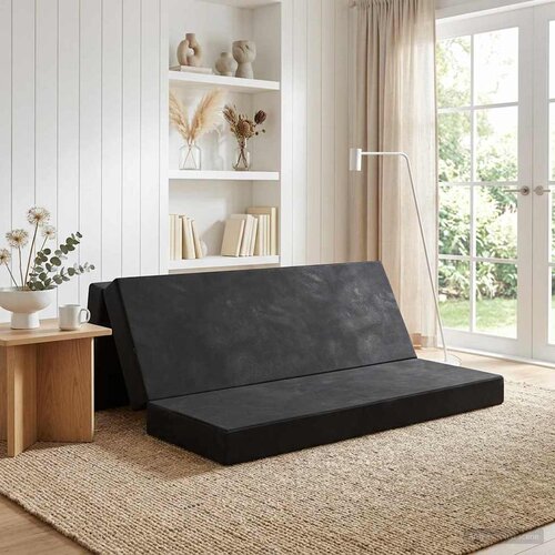 SOFA na razvlačenje 200 x 67 x 45 cm Crna Cene
