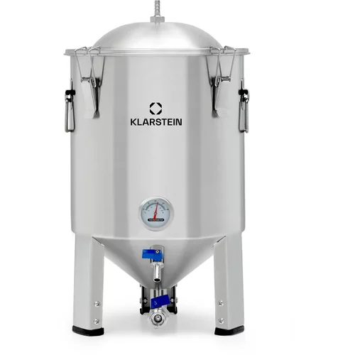 Klarstein Kotao za fermentaciju, Gärkeller Pro, 15 litara, ventil za ispuštanje kvasca, nehrđajući čelik 304