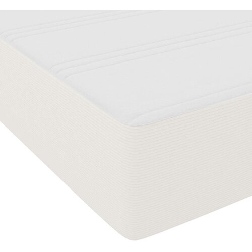  Krevet s platformom s madracem 80x200 cm Corduroy tkanina Slike