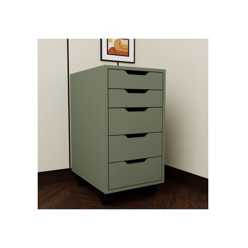 Hanah home caisson 1600-78 green multi purpose cabinet Cene