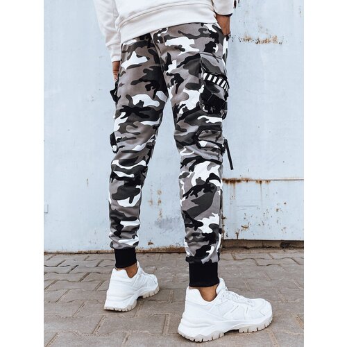 DStreet Men&amp;#039;s camouflage trousers, white, Slike