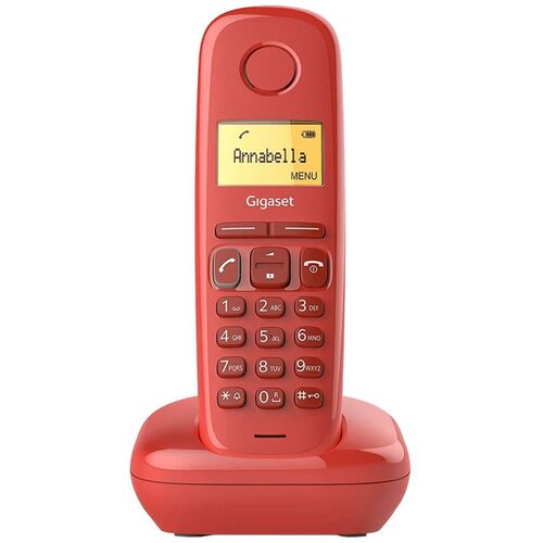 Gigaset Telefon bežični, LCD display - A170 Red Slike
