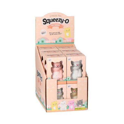  Squeezy cat, gumena igračka, mačka, miks ( 894365 ) Cene
