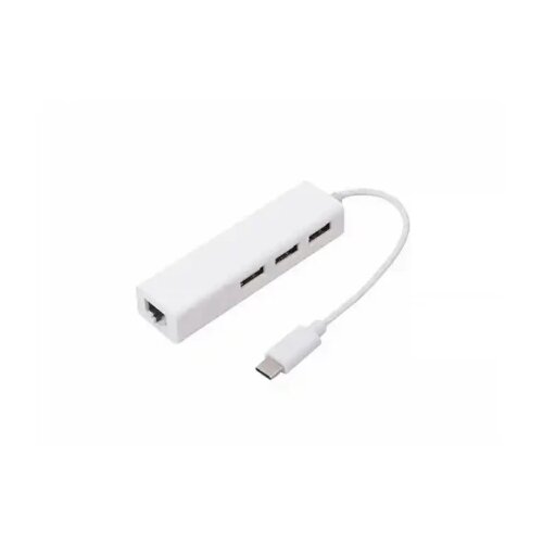 Linkom USB adapter-koverter TIP C - 3xUSB 3.0+RJ45 Cene