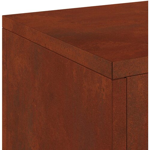  Stalak za biljke 2 pcs Rđa 24 x 24 x 55 cm Slike