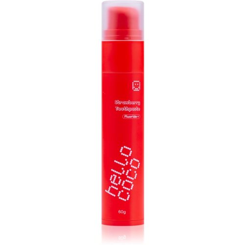 Hello Coco Toothpaste Strawberry prirodna zubna pasta 60 g Slike
