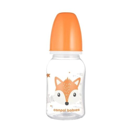Canpol BABIES FLASICA CUTE ANIMALS 120ml (11851) - ORANGE (11851_ora) Slike