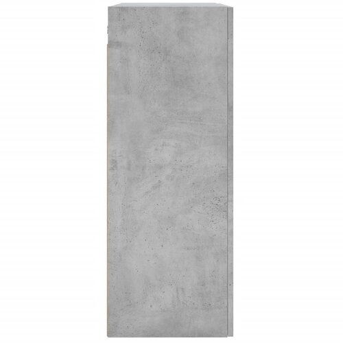  Zidni ormarić siva boja betona 69,5x34x90 cm konstruirano drvo Slike