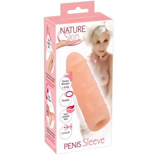 You2Toys You2 Toys Navlaka za penis Nature Skin, 3cm, Boja kože Cene