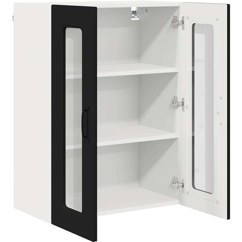 VidaXL Zidni kuhinjski ormarić Crna 60 x 31 x 80 cm Konstruirano drvo Slike