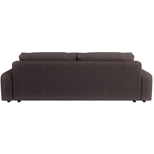 Ropez Smeđa sklopiva/s prostorom za odlaganje sofa od samta 234 cm Sara &amp;ndash; Slike