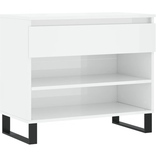 Maison Chic Omarice za obutev - Kopa za čevlje visok sijaj bela 70x36x60 cm inženirski les, (21777982) Cene