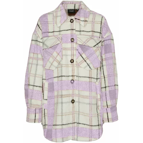 Vero Moda Prijelazna jakna 'Leslie' bež / smeđa / lavanda