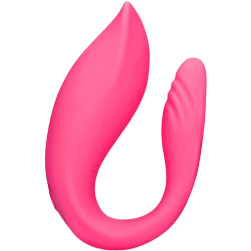 Shots Loveline - punjivi, radio vibrator za par (roza) Cijene
