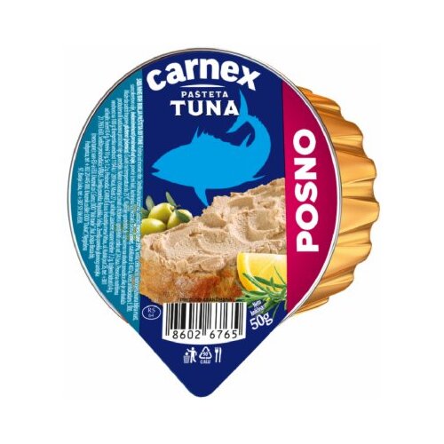 Carnex PASTETA OD TUNE 50G Slike