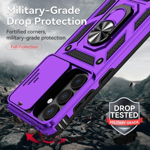 SUNSKY Hybrid Armor ovitek za Samsung S26, Vijoličen Slike