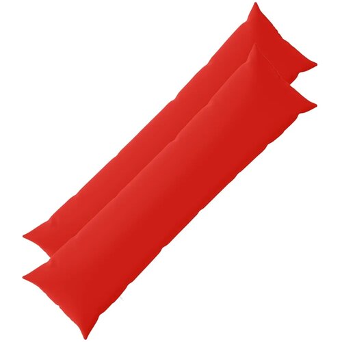  Jastuk s jastukom HEERLEN 2 kom. Crvena Poliester - Crvena 40 x 145 cm 2 Slike
