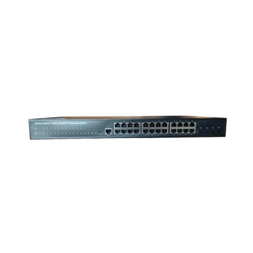 ExeLink SGX3528-V2 switch za rack sa 24x10/100/1000 base-t, 4x1G/10GE base-x sfp+ porta Slike
