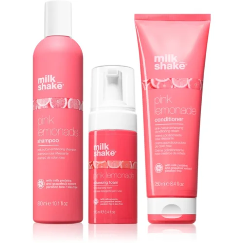 Milk Shake Pink Lemonade Set set za blond lase in lase s prameni