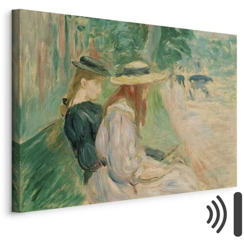  Slika - Berthe Morisot &ndash; Sur un banc de Bois de Boulogne 30x20 Akustična Cijene