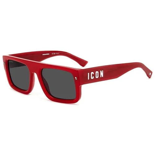 Dsquared2 ICON0008/S C9A/IR ONE SIZE (54) Rdeča/Siva