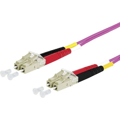 Metz Connect 151S1JOJO50E steklena vlakna optična vlakna priključni kabel [2x LC-vtič - 2x LC-vtič] 50/125 µ Multimode OM4 5.00 m, (20437457) Cene