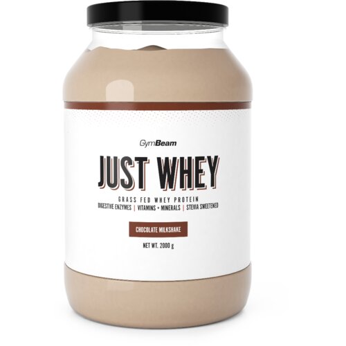 GymBeam just whey 2000 g čokolada i milk&amp;scaron;ejk Slike