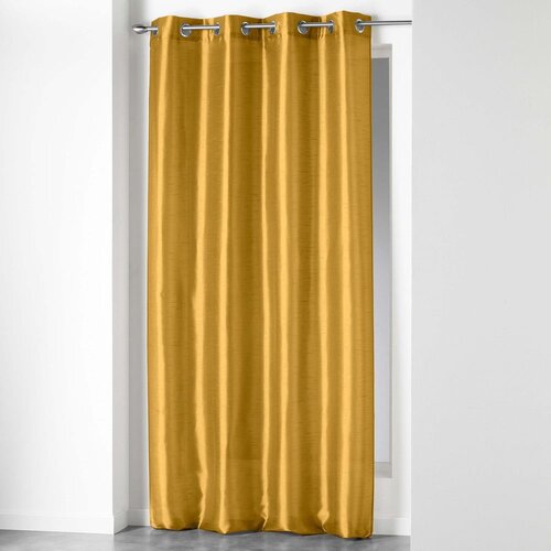 Douceur d int&amp;eacute;rieur Rumena zavesa iz mikrosatena 140x240 cm Shana &amp;ndash; Slike