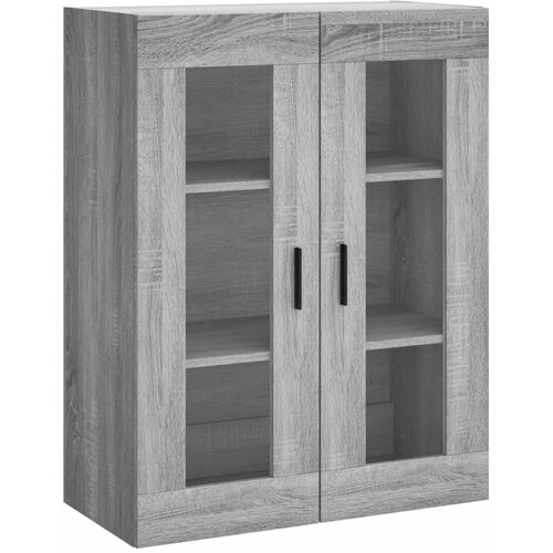 Maison Chic Stenska omarica - Zidna omarica siva sonoma 69,5x34x90 cm iu151, (22063284) Cene
