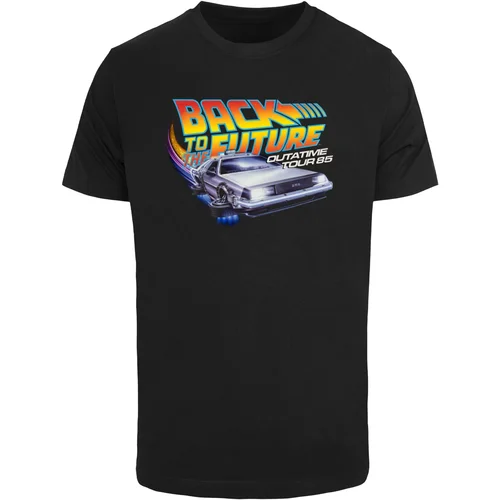 Merchcode Men's T-shirt Outatime 85 Tee black