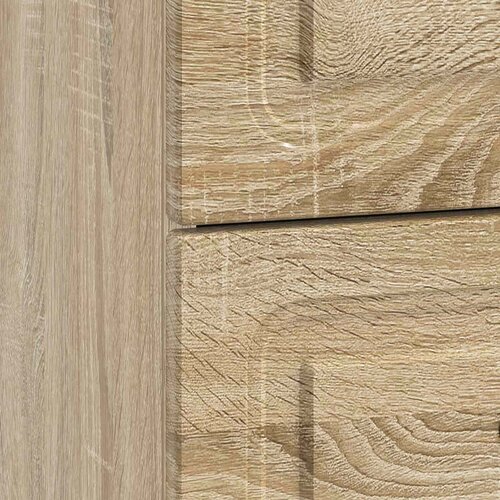  Noćni ormar s ladicama 2 pcs Hrast sonoma 43 x 34,5 x 44,5 cm Slike